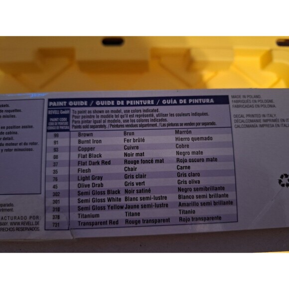 Revell 5536 Bell UH-1D Huey Gunship 1/32 Scale Plastic Model Kit New - Picture 2 of 10